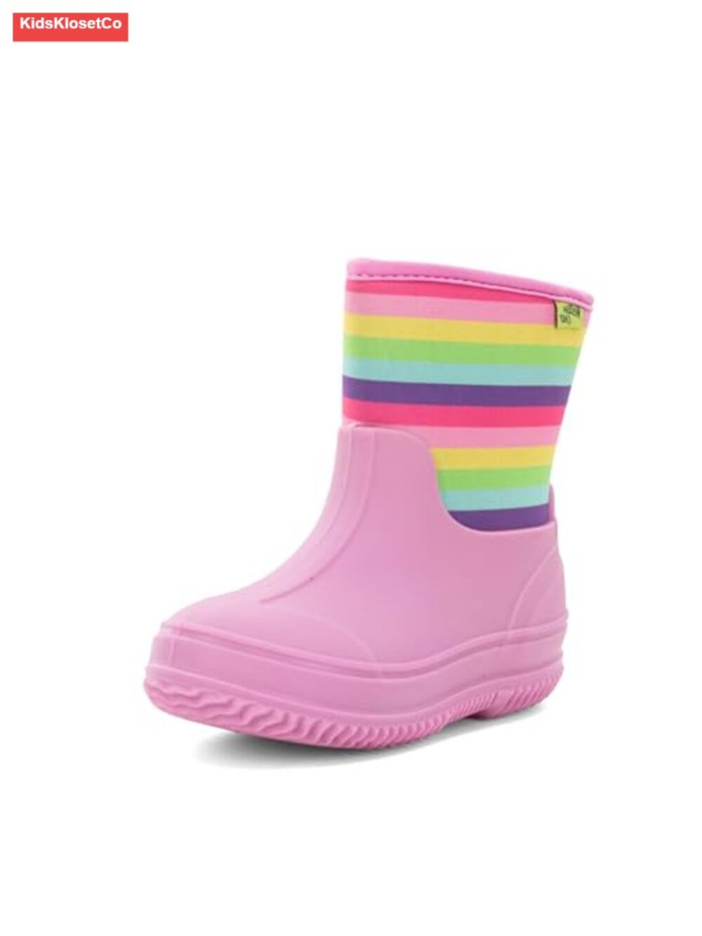 Kids Waterproof Neoprene Snow Boots Fleece Lined Outdoor Winter